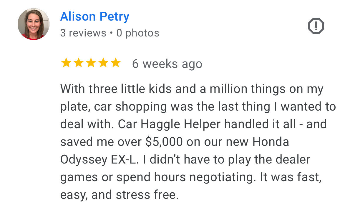 Car haggle helper testimonials Car haggle helper testimonials