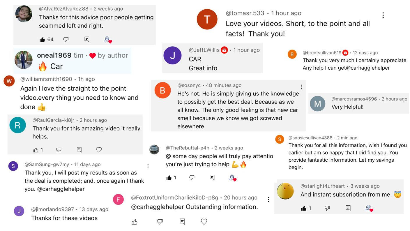 Car haggle helper testimonials Car haggle helper testimonials
